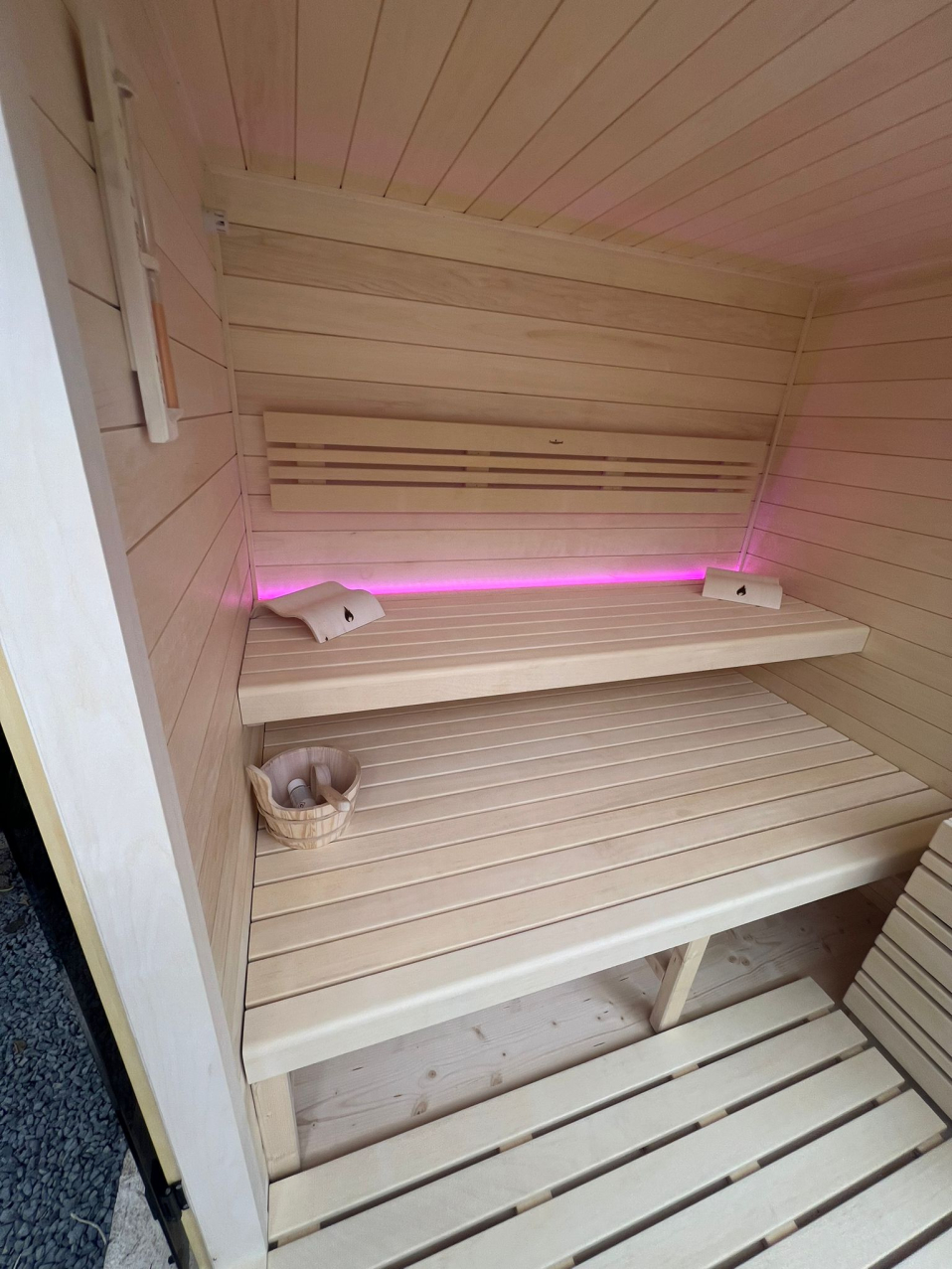 Vonkajšia sauna, Pinea Mini Most